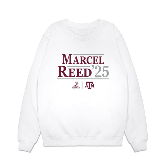 Texas A&M - NCAA Football : Marcel Reed - Heisman Campaign Premium Crewneck Sweatshirt-0