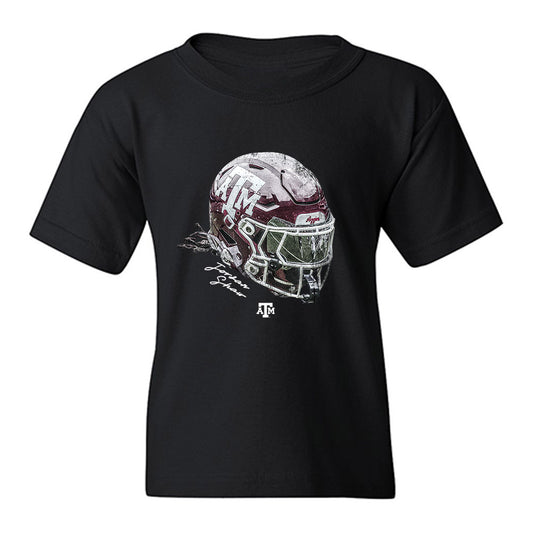 Texas A&M - NCAA Football : Jordan Shaw - Game Face Youth T-Shirt-0