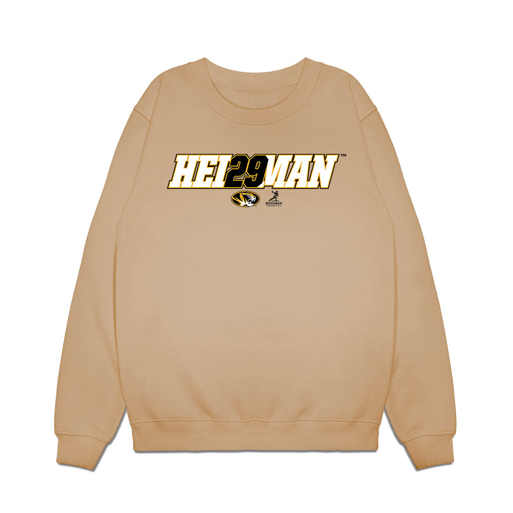 Missouri - NCAA Football : Ahmad Hardy - Heisman Premium Crewneck Sweatshirt-0