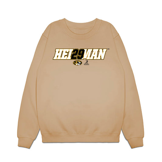 Missouri - NCAA Football : Ahmad Hardy - Heisman Premium Crewneck Sweatshirt-0