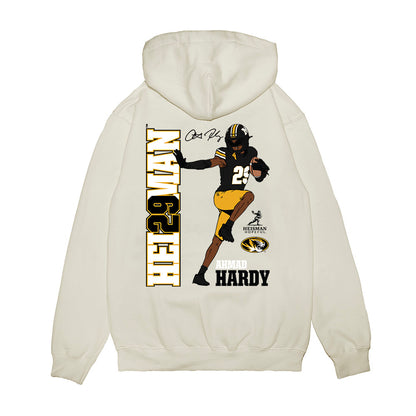 Missouri - NCAA Football : Ahmad Hardy - Heisman Premium Hooded Sweatshirt-1