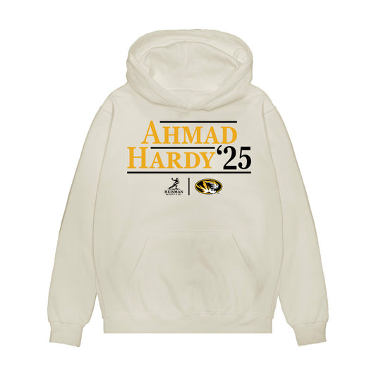 Missouri - NCAA Football : Ahmad Hardy - Heisman Campaign Premium Hooded Sweatshirt-0