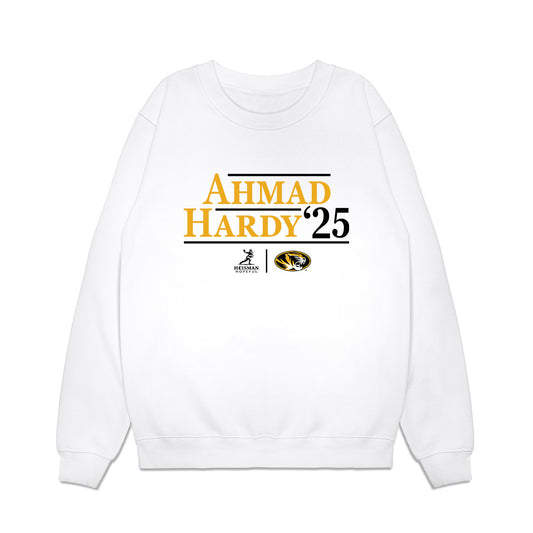 Missouri - NCAA Football : Ahmad Hardy - Heisman Campaign Premium Crewneck Sweatshirt-0