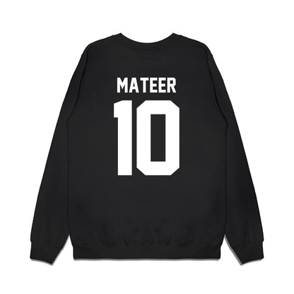 Oklahoma - NCAA Football : John Mateer - Premium Crewneck Sweatshirt-1