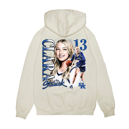 Kentucky - NCAA Women's Basketball : Clara Strack - Collage Premium Hooded Sweatshirt-1