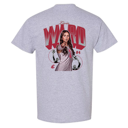 WSU - NCAA Women's Volleyball : Livia Ward - Collage T-Shirt-1