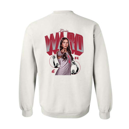 WSU - NCAA Women's Volleyball : Livia Ward - Collage Crewneck Sweatshirt-1