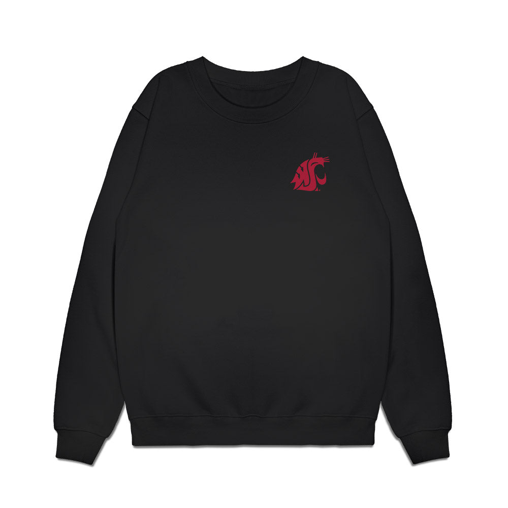 WSU - NCAA Women's Volleyball : Livia Ward - Collage Premium Crewneck Sweatshirt-0