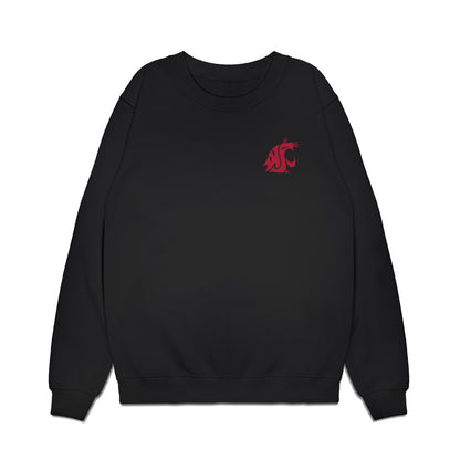 WSU - NCAA Women's Volleyball : Livia Ward - Collage Premium Crewneck Sweatshirt-0