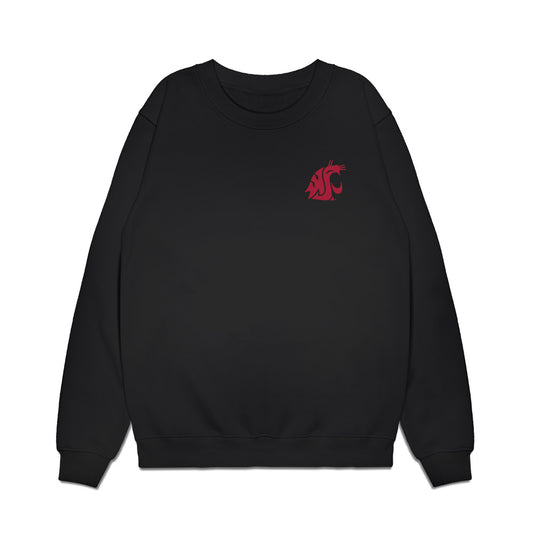 WSU - NCAA Women's Volleyball : Livia Ward - Collage Premium Crewneck Sweatshirt-0