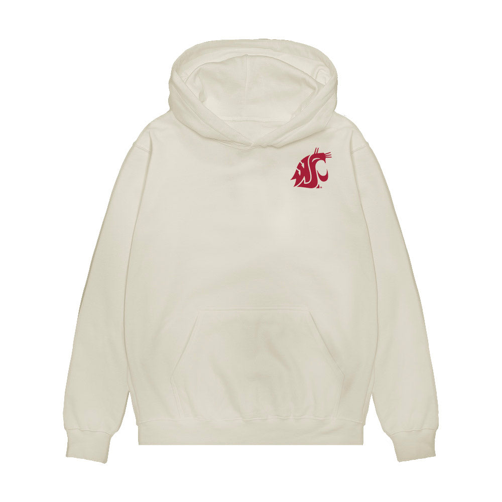 WSU - NCAA Women's Volleyball : Livia Ward - Collage Premium Hooded Sweatshirt-0