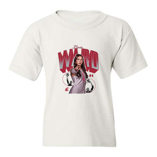 WSU - NCAA Women's Volleyball : Livia Ward - Collage Youth T-Shirt-0