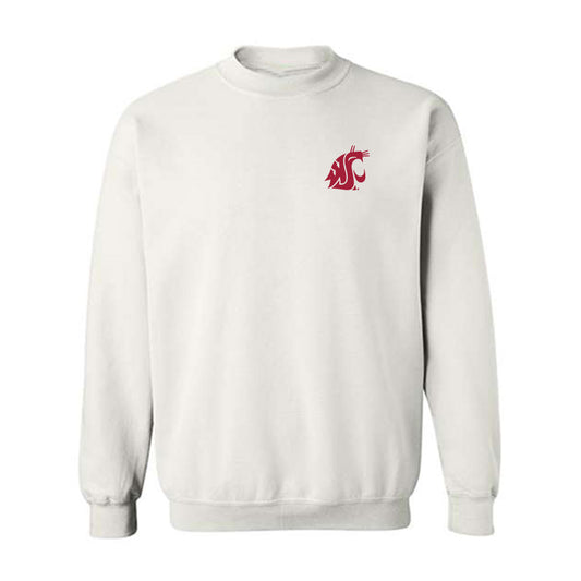 WSU - NCAA Women's Volleyball : Livia Ward - Collage Crewneck Sweatshirt-0