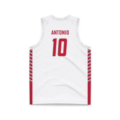 New Mexico - NCAA Women's Basketball : Cacia Antonio - White Basketball Jersey-1