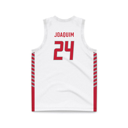 New Mexico - NCAA Women's Basketball : Jessie Joaquim - White Basketball Jersey-1