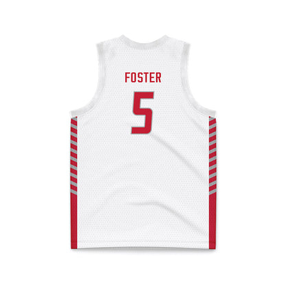 New Mexico - NCAA Women's Basketball : Kaia Foster - White Basketball Jersey-1