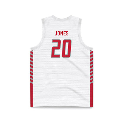 New Mexico - NCAA Women's Basketball : Tyler Jones - White Basketball Jersey-1