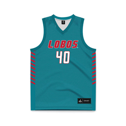 New Mexico - NCAA Women's Basketball : Clarissa Craig - Turquoise Basketball Jersey-0