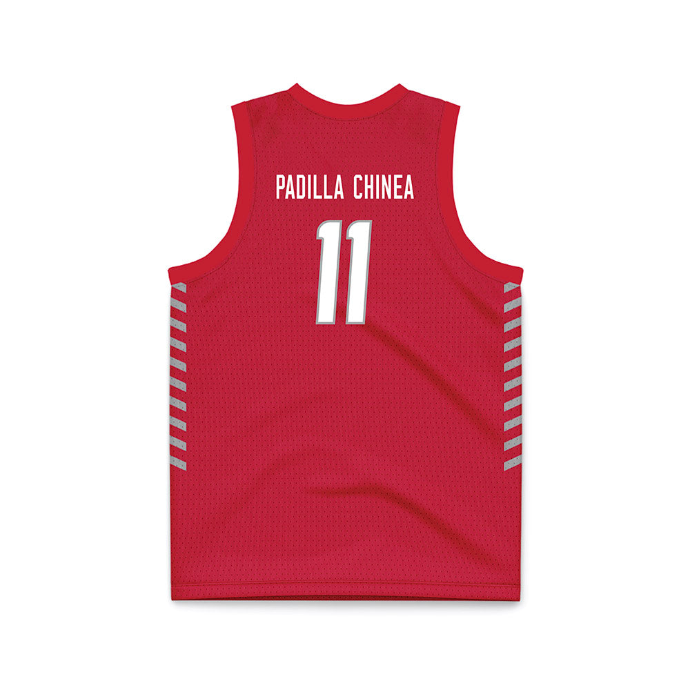 New Mexico - NCAA Women's Basketball : Nayli Padilla Chinea - Red Basketball Jersey-1