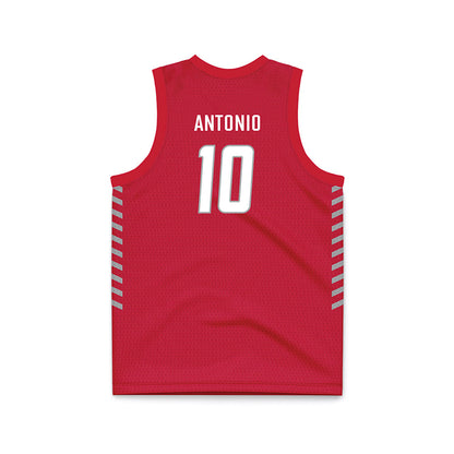 New Mexico - NCAA Women's Basketball : Cacia Antonio - Red Basketball Jersey-1