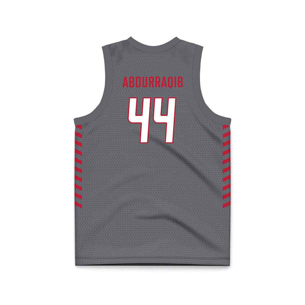 New Mexico - NCAA Women's Basketball : Laila Abdurraqib - Anthracite Basketball Jersey-1