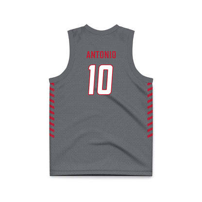 New Mexico - NCAA Women's Basketball : Cacia Antonio - Anthracite Basketball Jersey-1