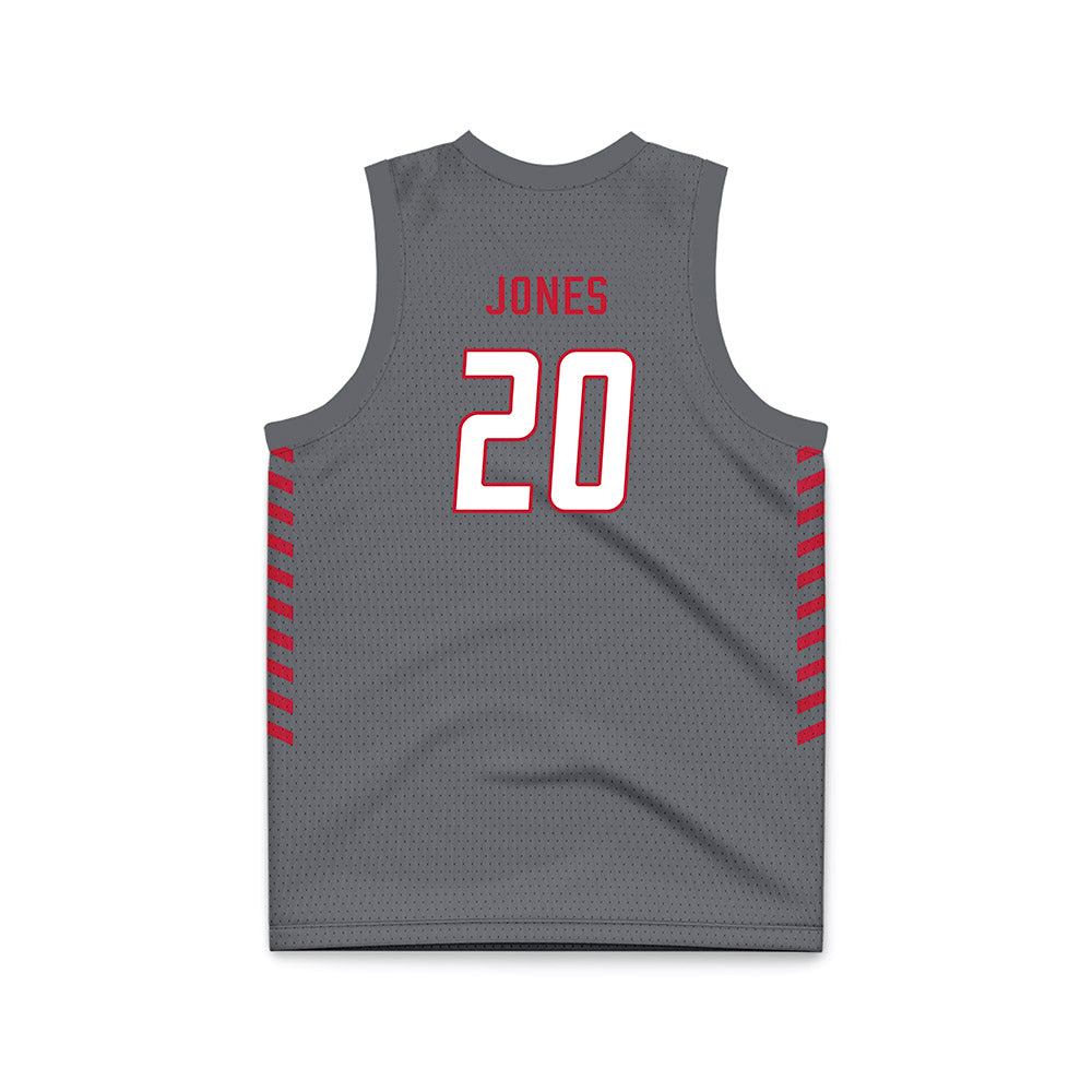 New Mexico - NCAA Women's Basketball : Tyler Jones - Anthracite Basketball Jersey-1