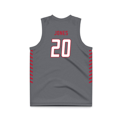 New Mexico - NCAA Women's Basketball : Tyler Jones - Anthracite Basketball Jersey-1