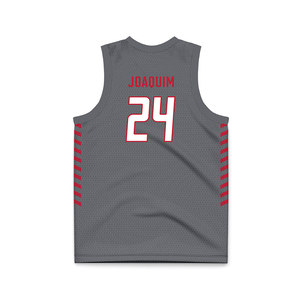 New Mexico - NCAA Women's Basketball : Jessie Joaquim - Anthracite Basketball Jersey-1