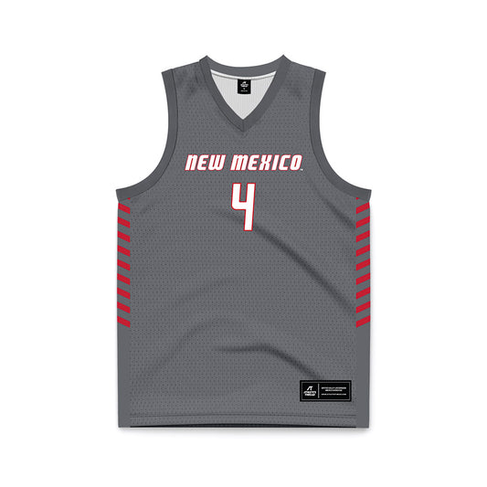 New Mexico - NCAA Women's Basketball : Katie Duncan - Anthracite Basketball Jersey-0