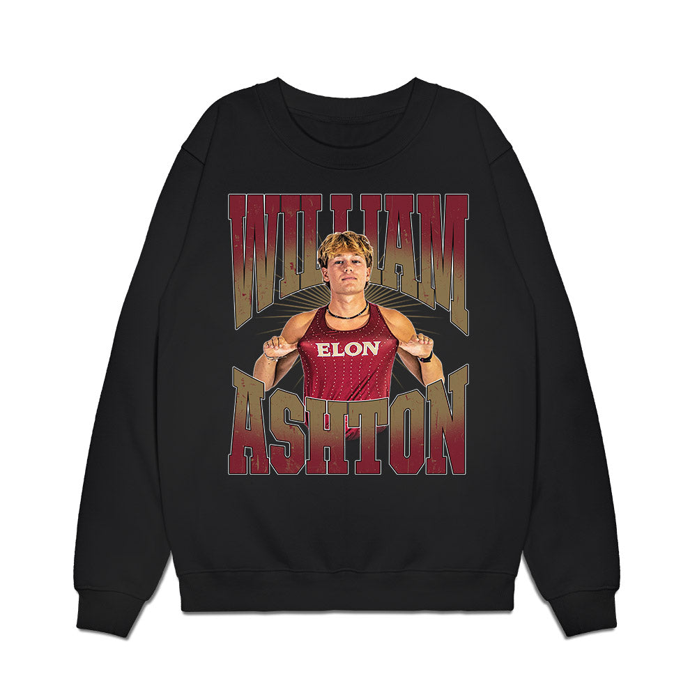 Elon - NCAA Men's Cross Country : William Ashton - Collage Premium Crewneck Sweatshirt-0