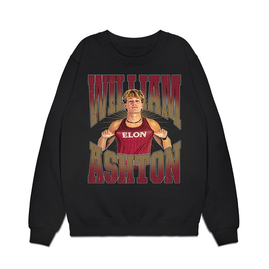 Elon - NCAA Men's Cross Country : William Ashton - Collage Premium Crewneck Sweatshirt-0