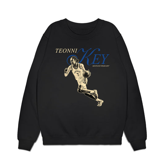 Kentucky - NCAA Women's Basketball : Teonni Key - Legacy Premium Crewneck Sweatshirt-0
