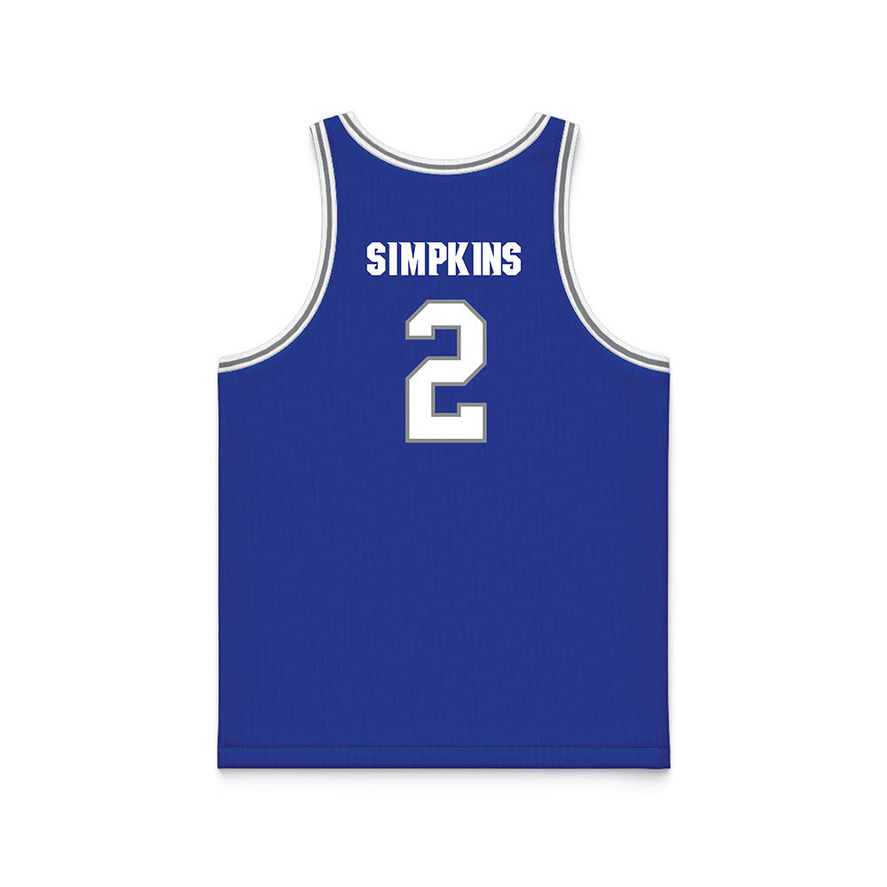 Seton Hall - NCAA Men's Basketball : Tajuan Simpkins - Basketball Jersey-1