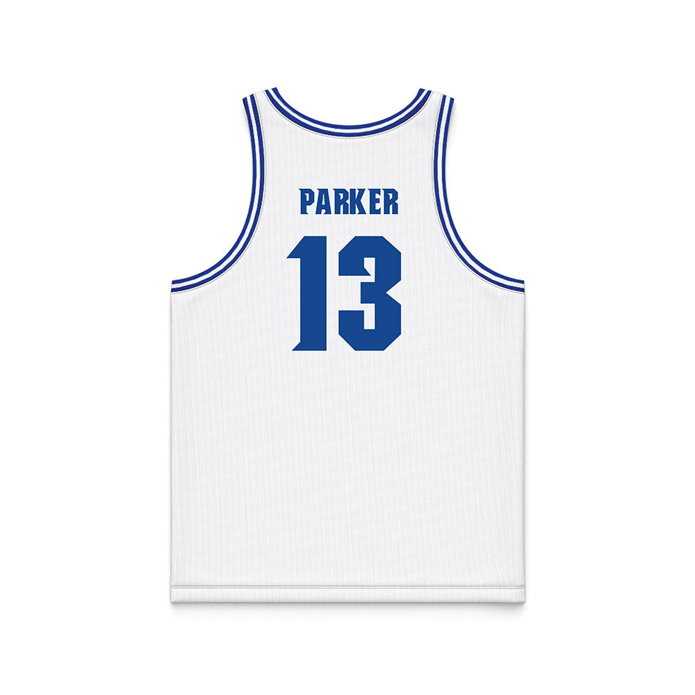 Seton Hall - NCAA Men's Basketball : Trey Parker - White Basketball Jersey-1
