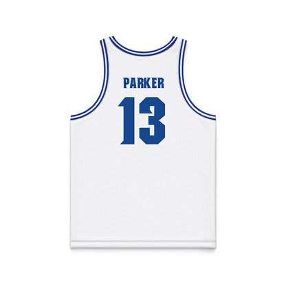 Seton Hall - NCAA Men's Basketball : Trey Parker - White Basketball Jersey-1