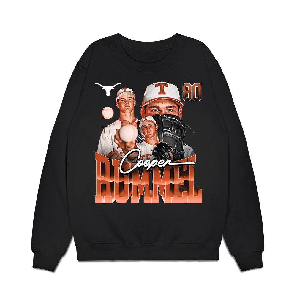 Texas - NCAA Baseball : Cooper Rummel - Collage Premium Crewneck Sweatshirt-0
