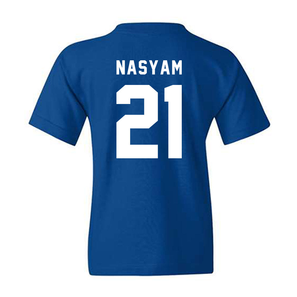 Buffalo - NCAA Men's Tennis : faiz nasyam - Buffalo vs Everybody Youth T-Shirt-1