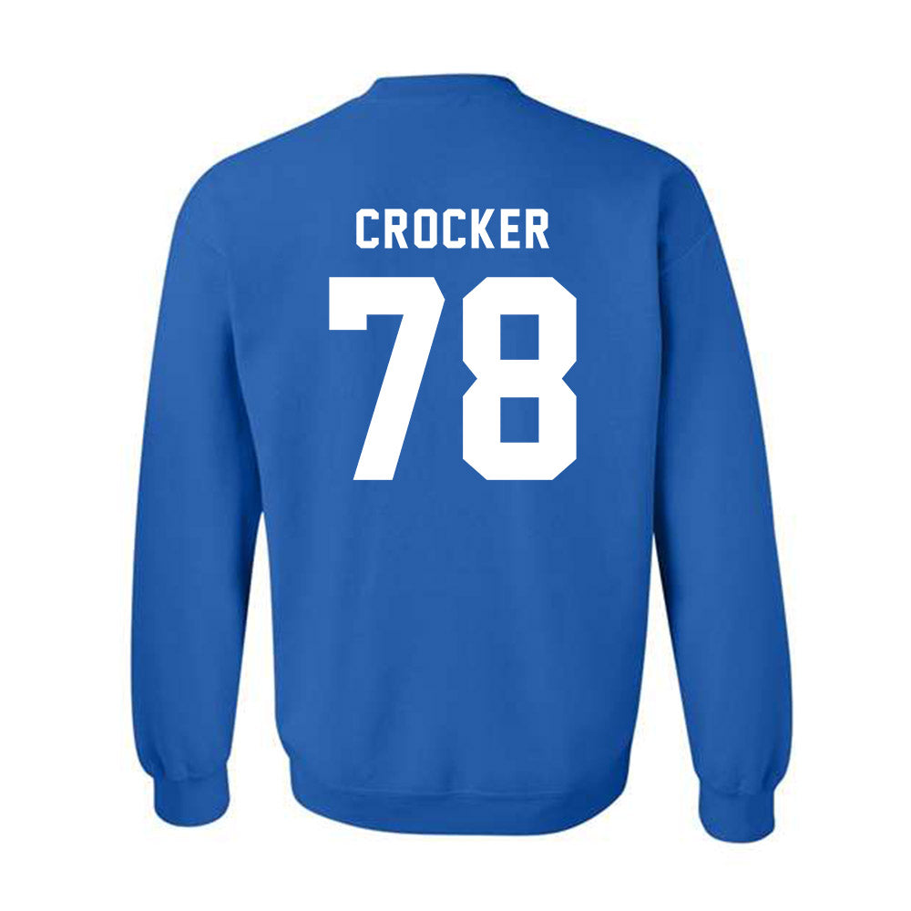 Buffalo - NCAA Football : Joe Crocker - Buffalo vs Everybody Crewneck Sweatshirt-1