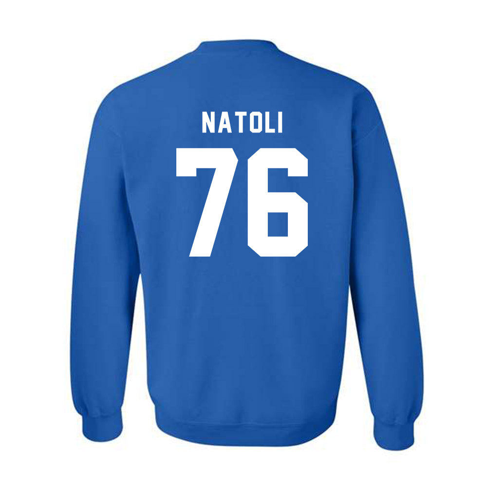 Buffalo - NCAA Football : Nathan Natoli - Buffalo vs Everybody Crewneck Sweatshirt-1