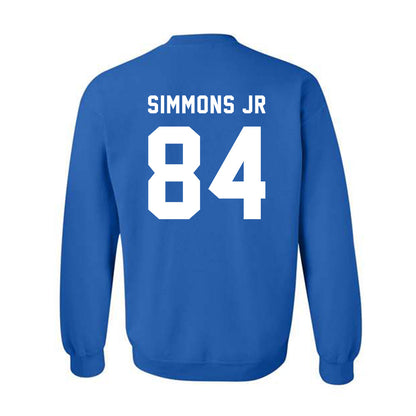 Buffalo - NCAA Football : Tyrell Simmons Jr - Buffalo vs Everybody Crewneck Sweatshirt-1