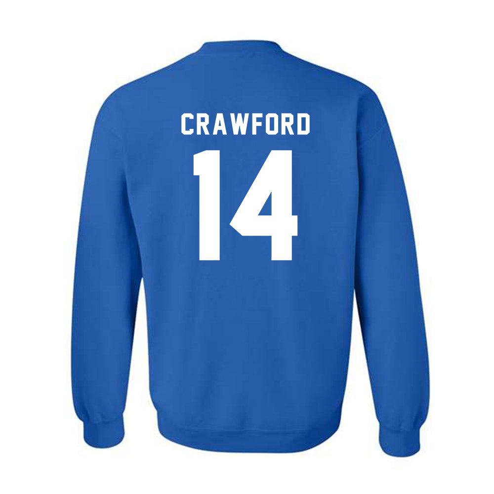 Buffalo - NCAA Football : Mikey Crawford - Buffalo vs Everybody Crewneck Sweatshirt-1