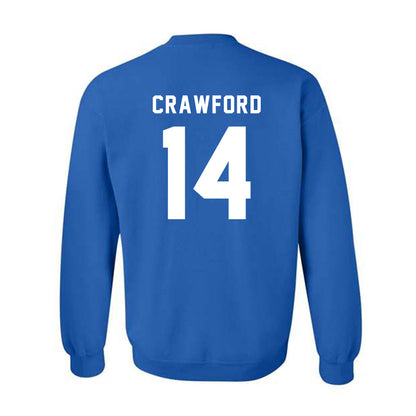 Buffalo - NCAA Football : Mikey Crawford - Buffalo vs Everybody Crewneck Sweatshirt-1