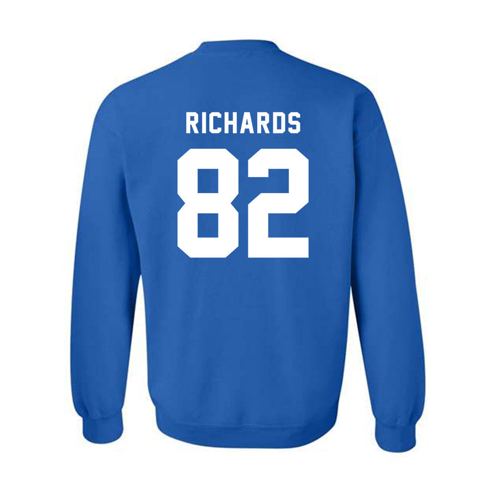 Buffalo - NCAA Football : Terrell Richards - Buffalo vs Everybody Crewneck Sweatshirt-1