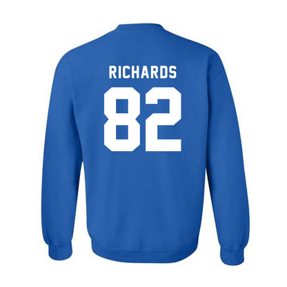 Buffalo - NCAA Football : Terrell Richards - Buffalo vs Everybody Crewneck Sweatshirt-1