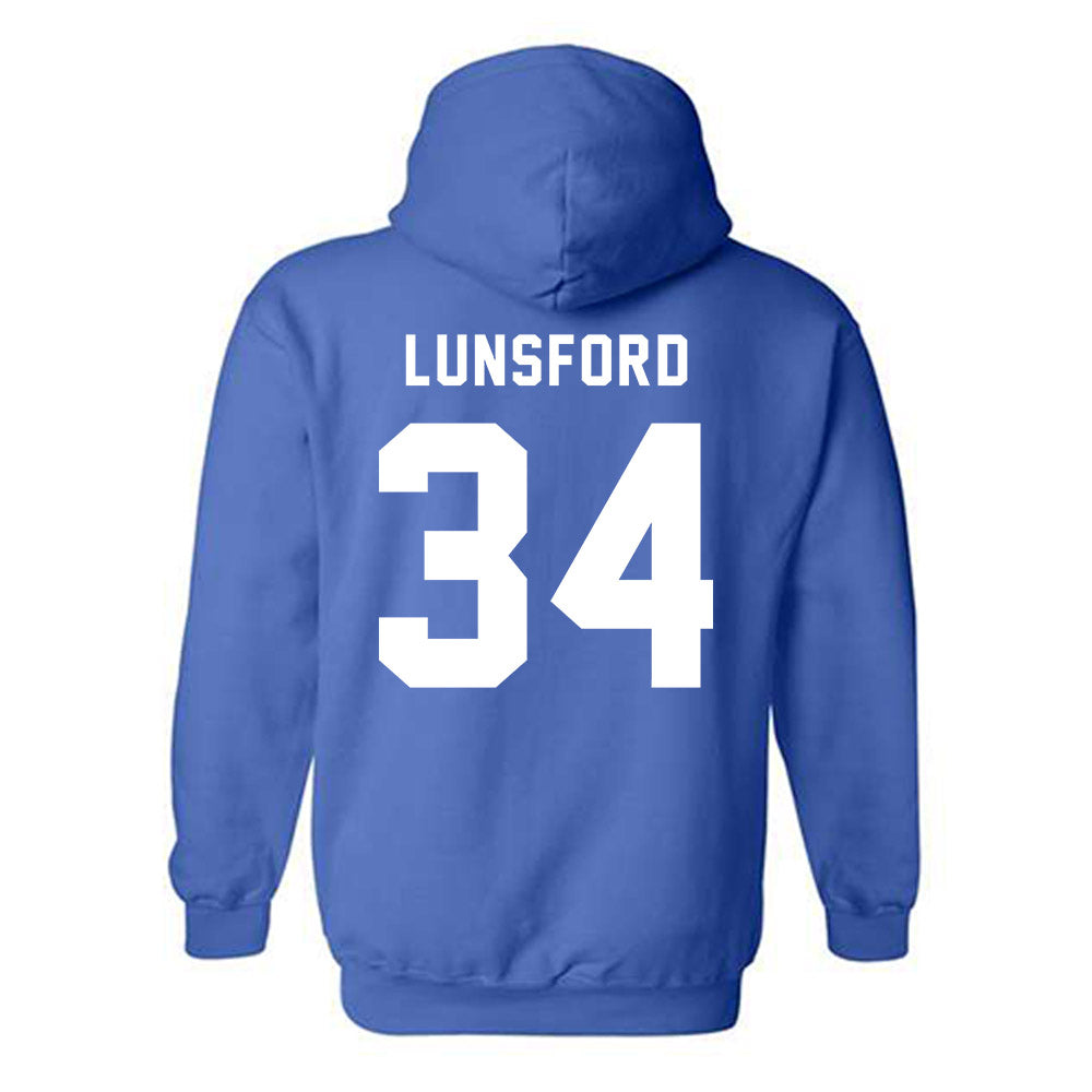 Buffalo - NCAA Football : Preston Lunsford - Buffalo vs Everybody Hooded Sweatshirt-1