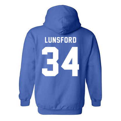 Buffalo - NCAA Football : Preston Lunsford - Buffalo vs Everybody Hooded Sweatshirt-1