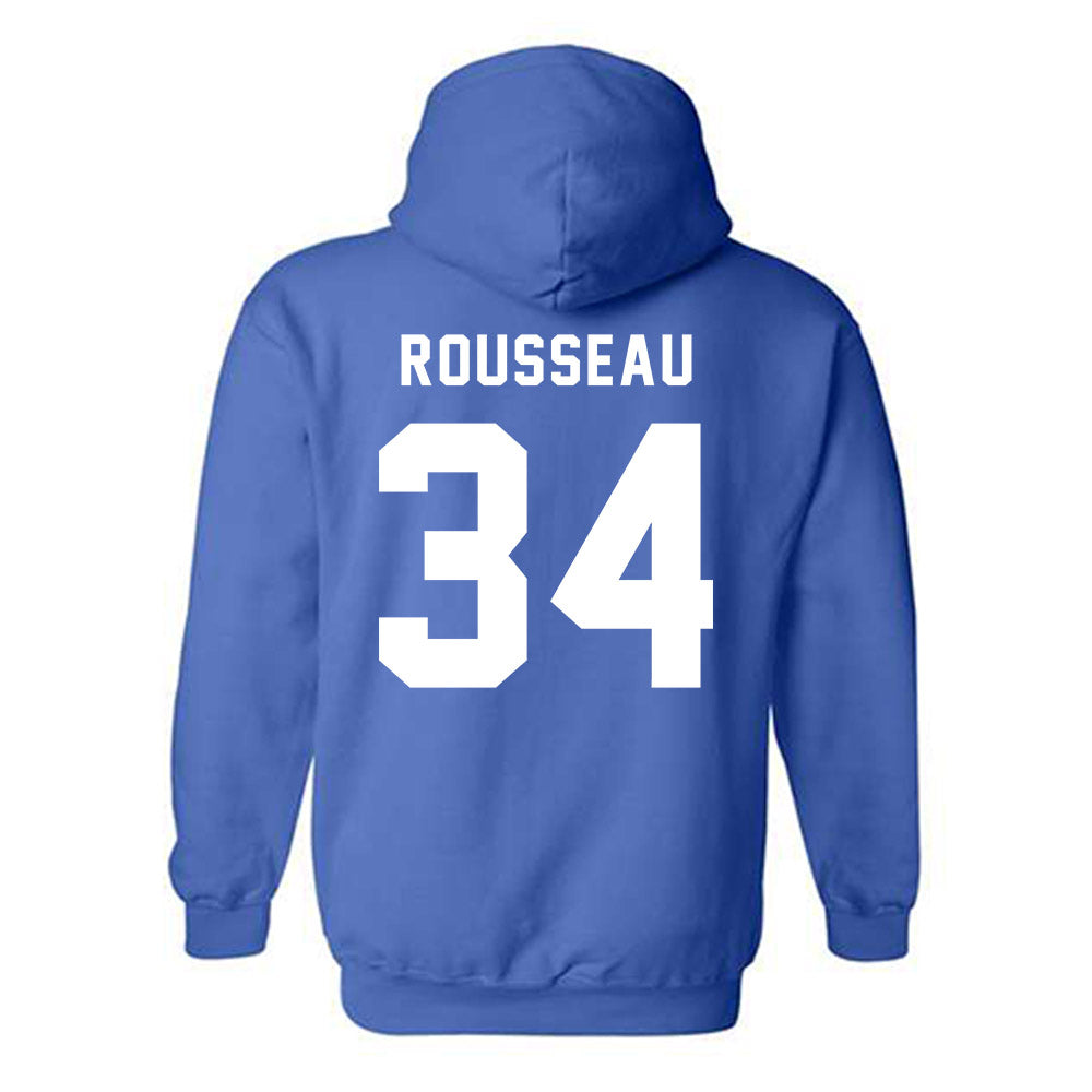 Buffalo - NCAA Football : Jonathan Rousseau - Buffalo vs Everybody Hooded Sweatshirt-1