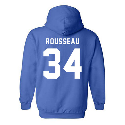 Buffalo - NCAA Football : Jonathan Rousseau - Buffalo vs Everybody Hooded Sweatshirt-1