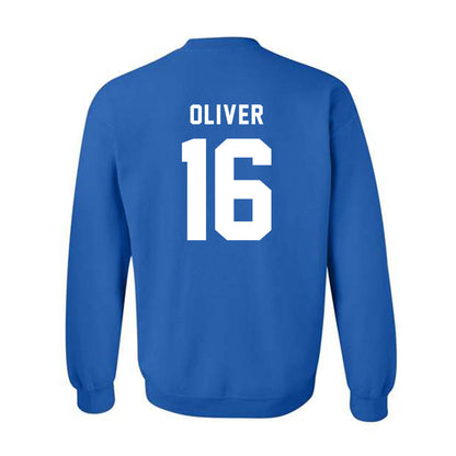 Buffalo - NCAA Football : Caleb Oliver - Buffalo vs Everybody Crewneck Sweatshirt-1